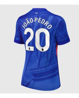 Chelsea Joao Pedro #20 Maglia Gara Casa Repliche 2025-26 Donna Maniche Corte